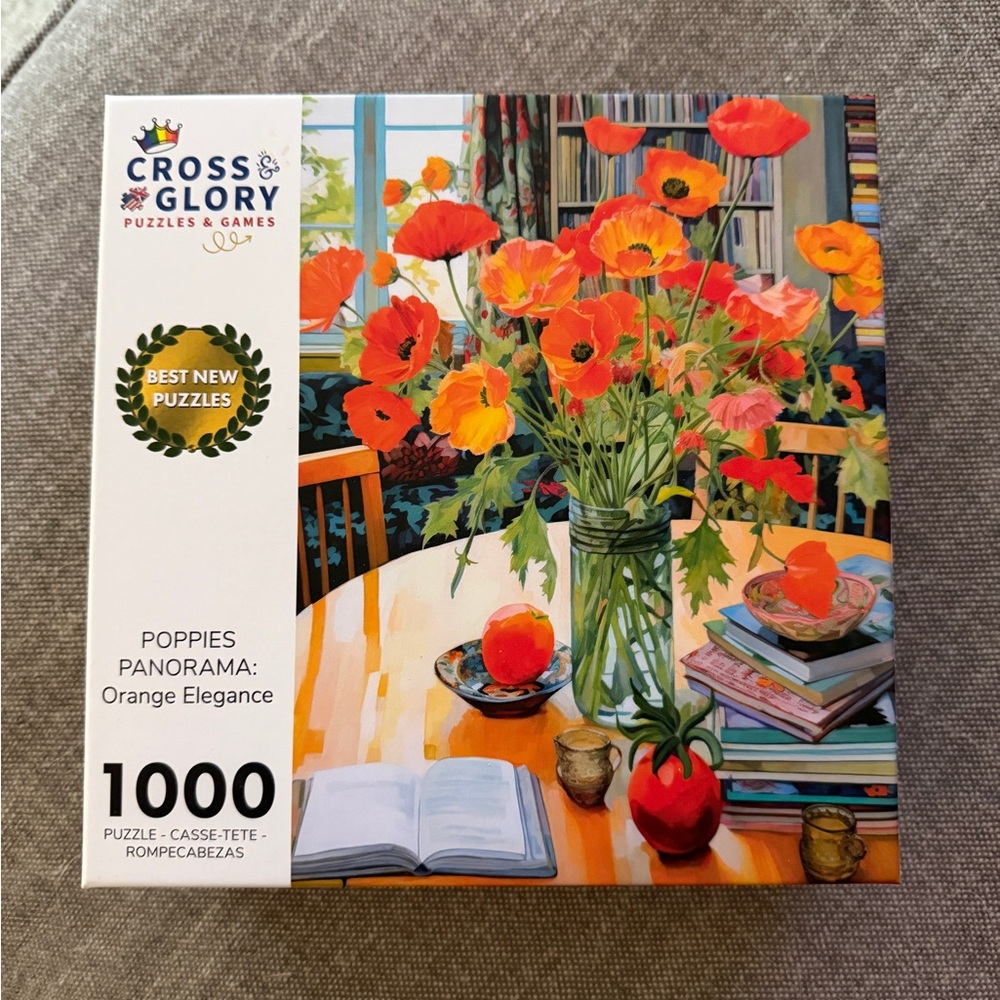 Cross & Glory Poppies Panorama Puzzle